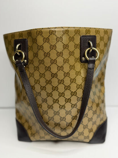 Pre-owned GG Crystal Vertical Charm Tote