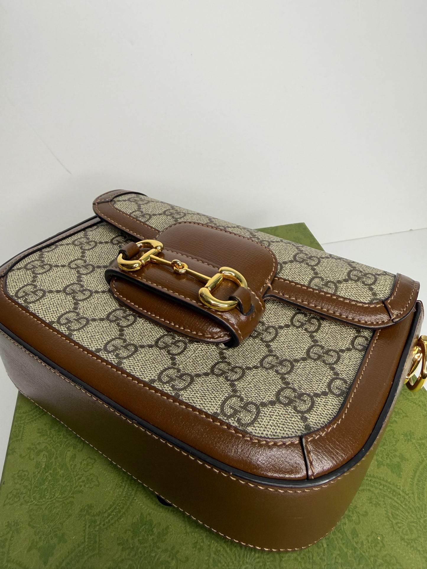 Pre-owned Gucci Horsebit 1955 small shoulder bag