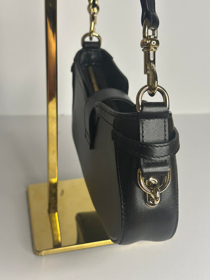 Pre-owned Gucci Moon Side Shoulder Bag Leather Mini