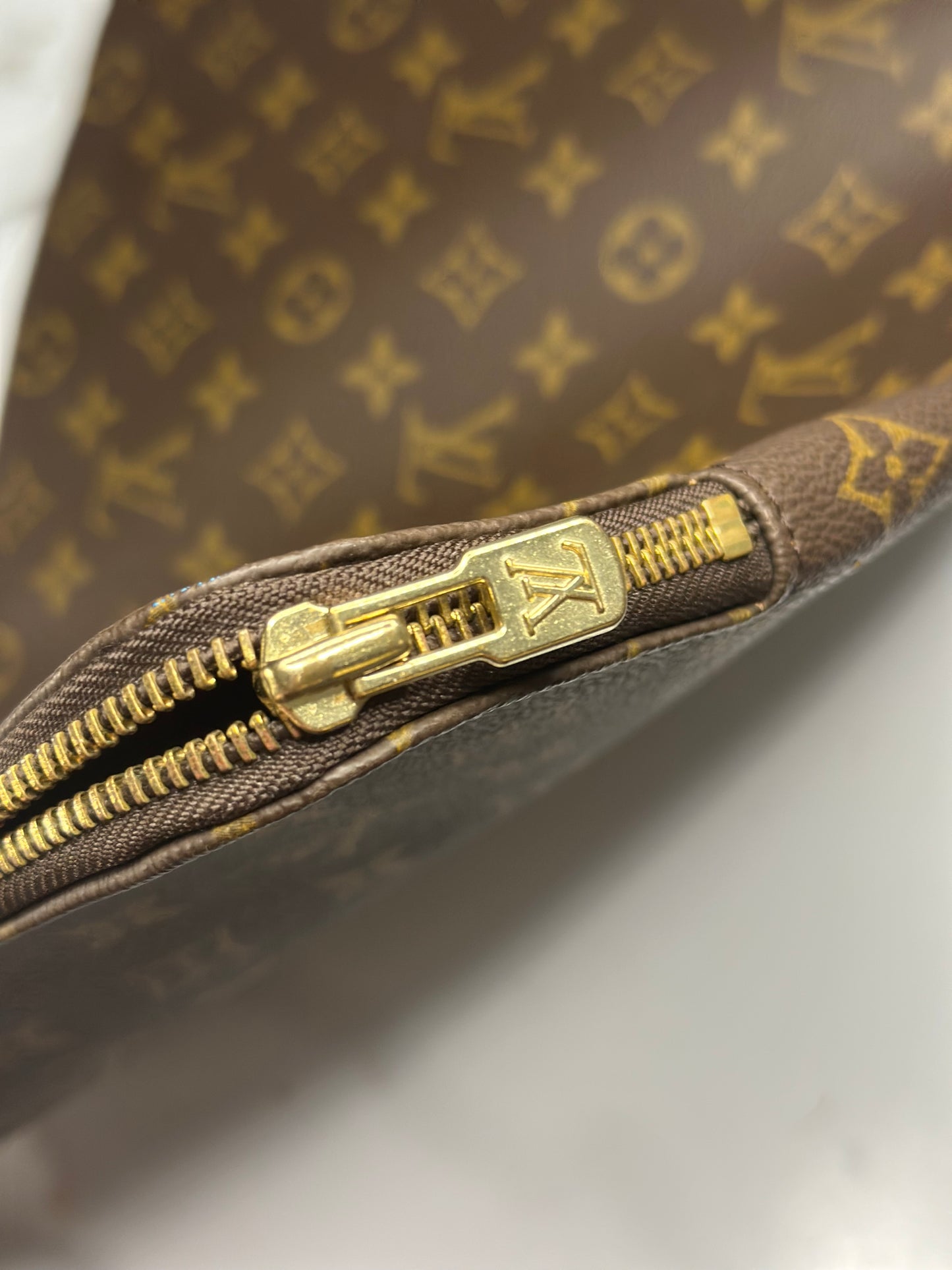 Pre-owned Louis Vuitton monogram canvas document case