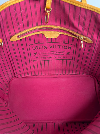 Pre-owned Louis Vuitton monogram canvas neverfull MM shoulder tote
