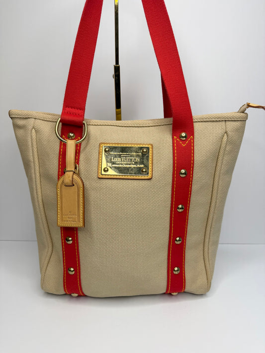 Pre-owned Louis Vuitton Antigua Cabas MM tote bag