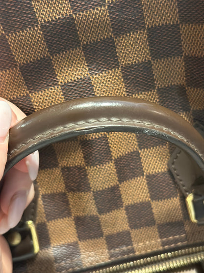 Pre-owned Louis Vuitton Damier Ebene Speedy 30 bandolier crossbody