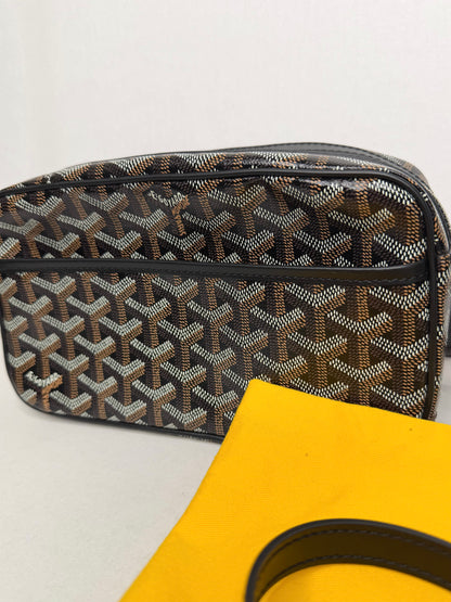 Pre-owned Goyard Cap Vert Black canvas crossbody