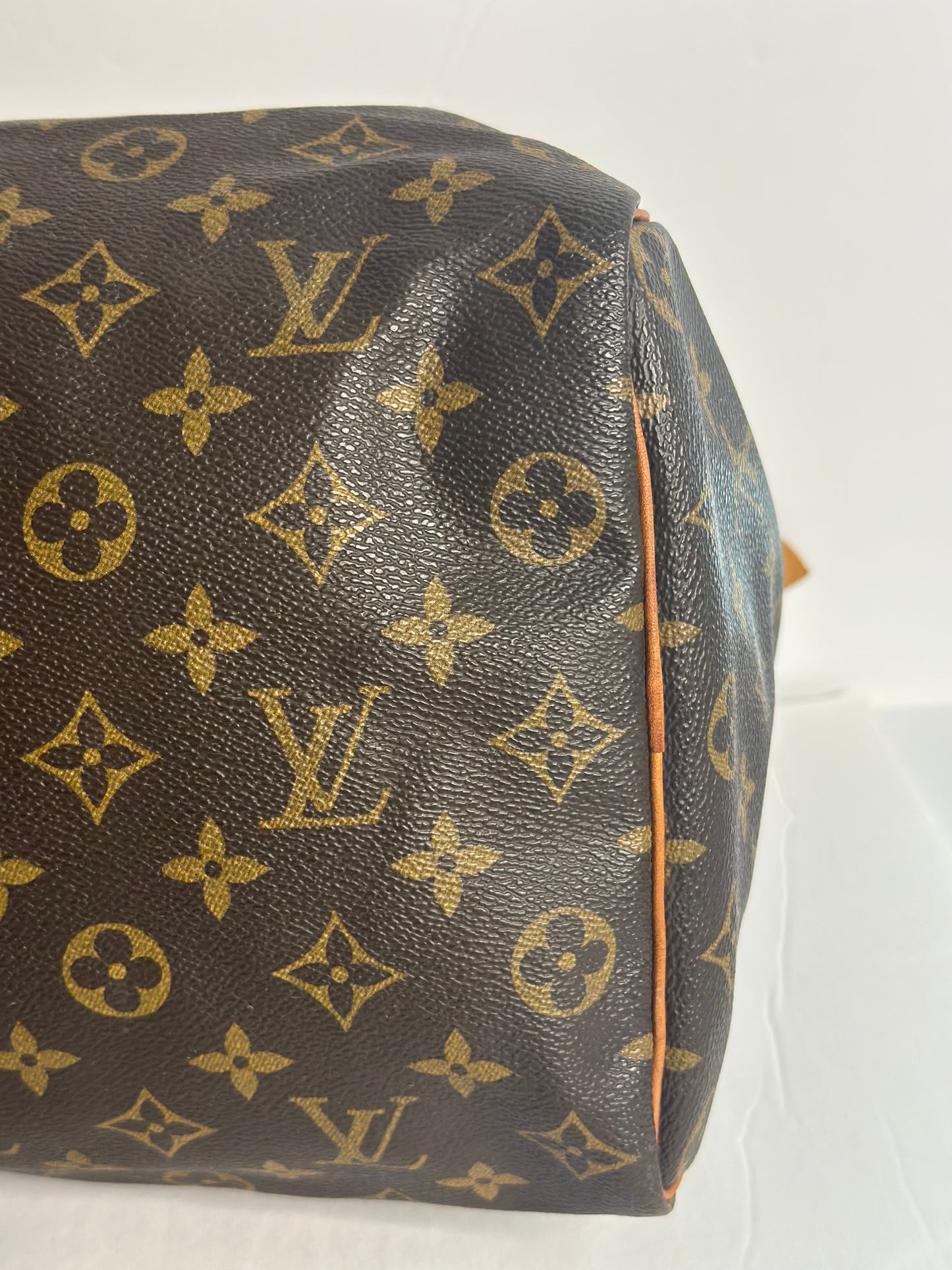 Pre-owned Louis Vuitton monogram canvas speedy 35 Boston bag