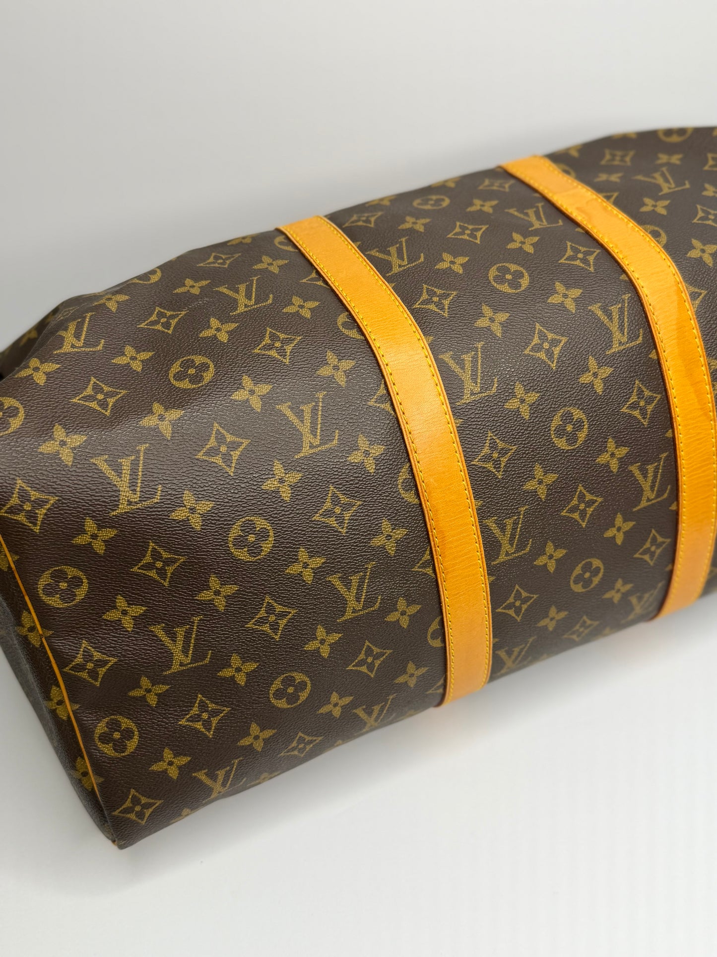 Pre-owned Louis Vuitton monogram canvas Keepall 50 duffel