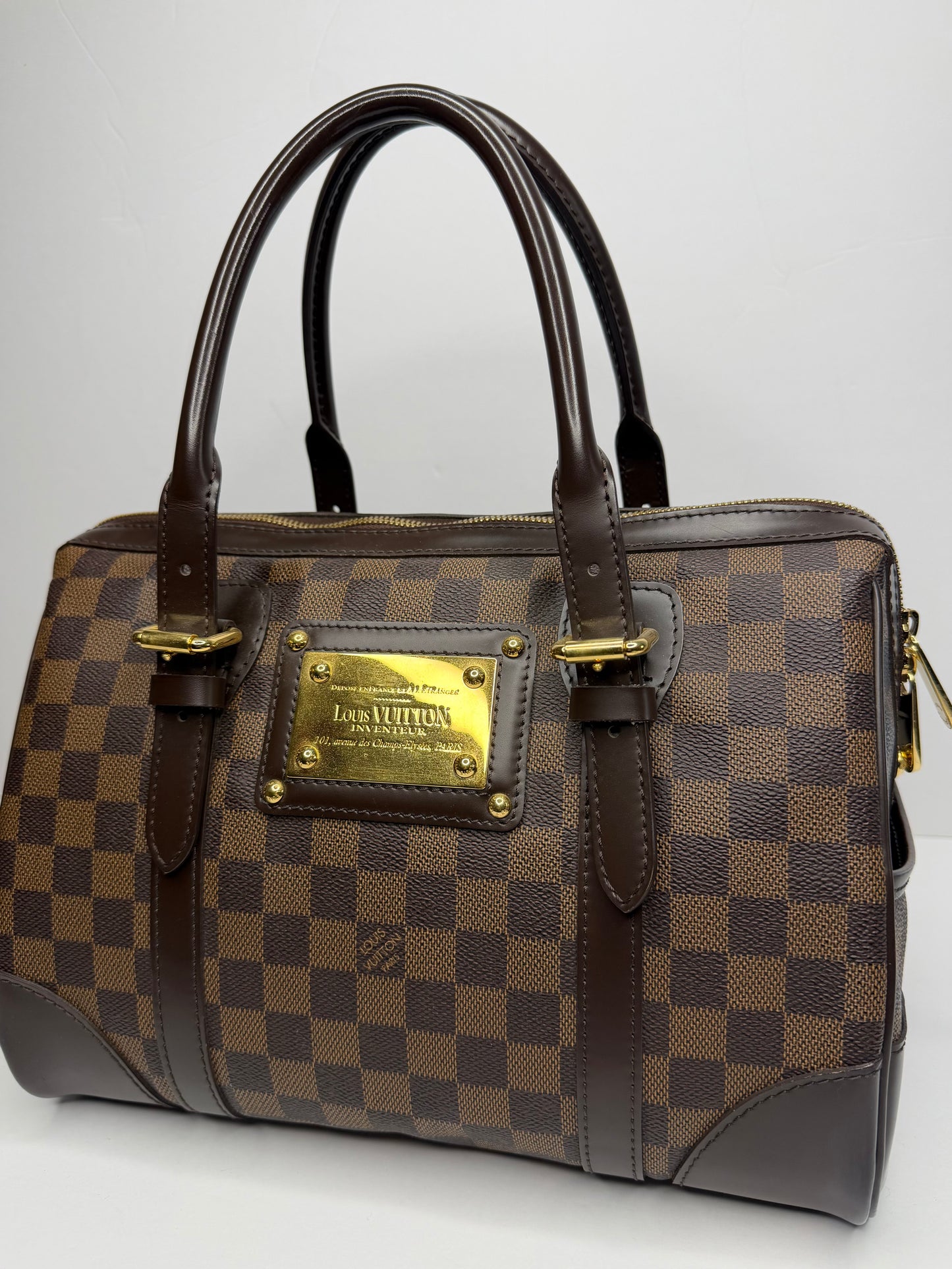 Pre-owned Louis Vuitton Damier ebene Berkeley tote