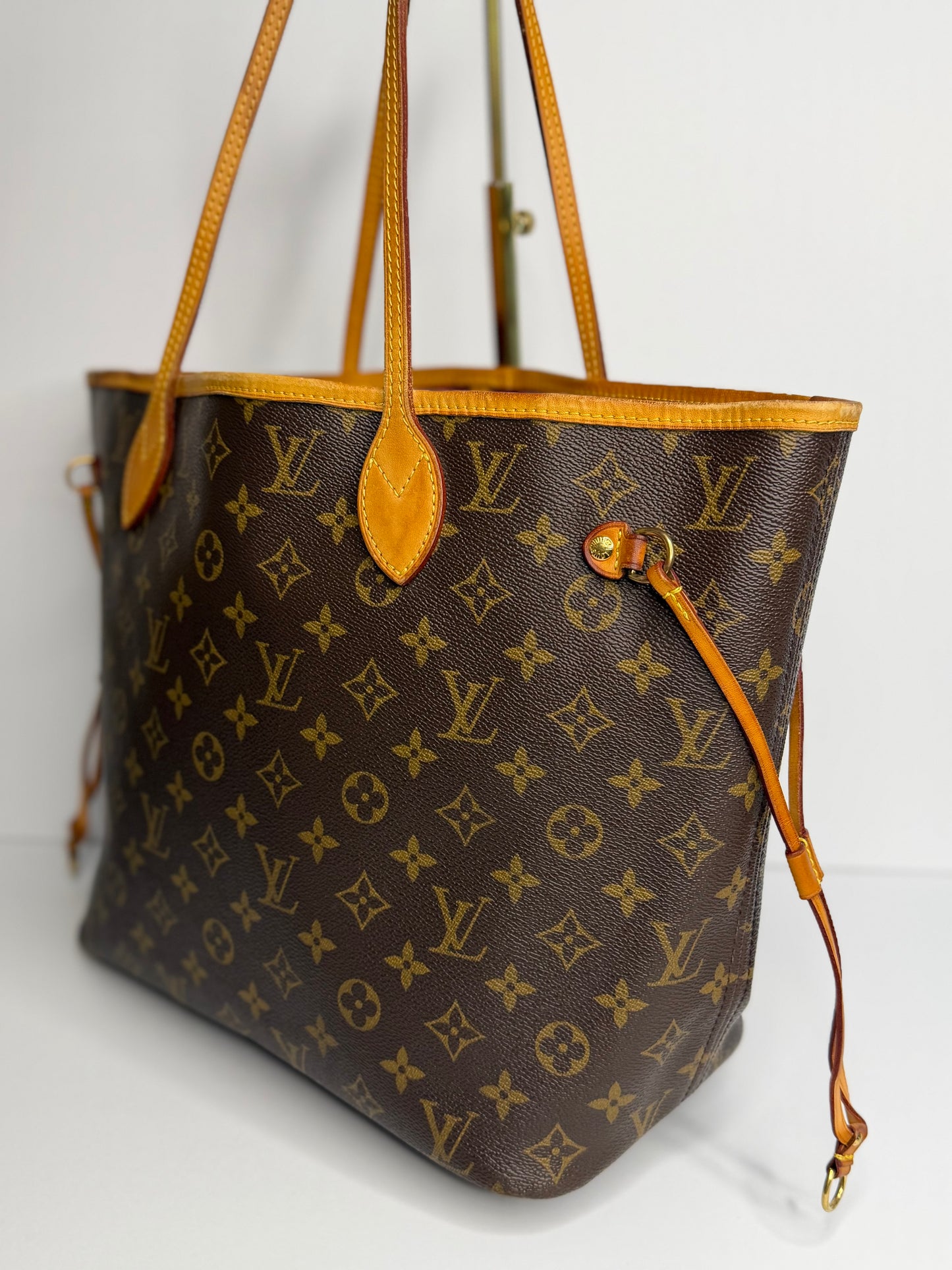Pre-owned Louis Vuitton monogram canvas neverfull MM shoulder tote