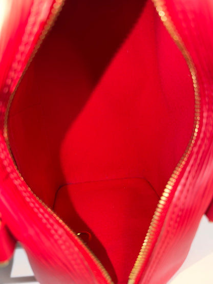 Pre-owned Louis Vuitton Castilian Red EPI Speedy 25