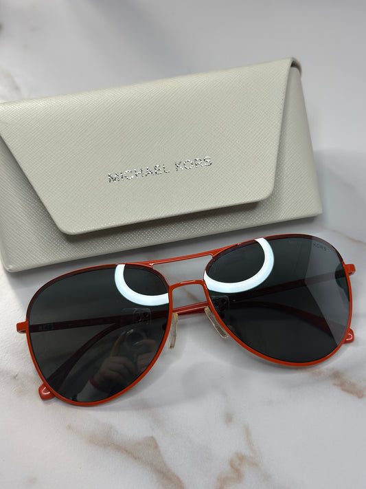 Pre-owned Michael Kors orange aviators