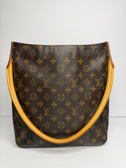 Pre-owned Louis Vuitton monogram canvas looping GM shoulder bag