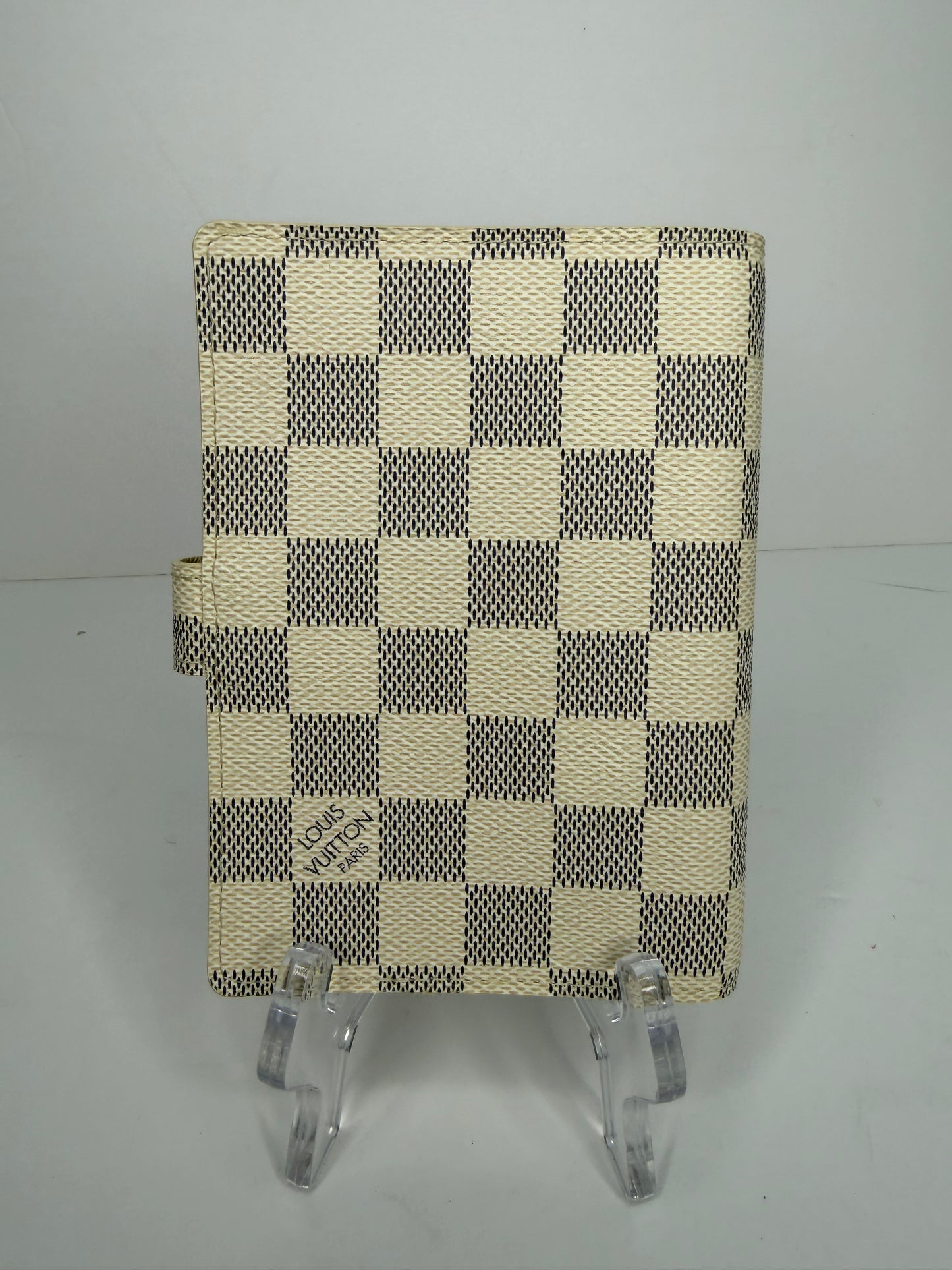 Pre-owned Louis Vuitton Damier azur agenda PM