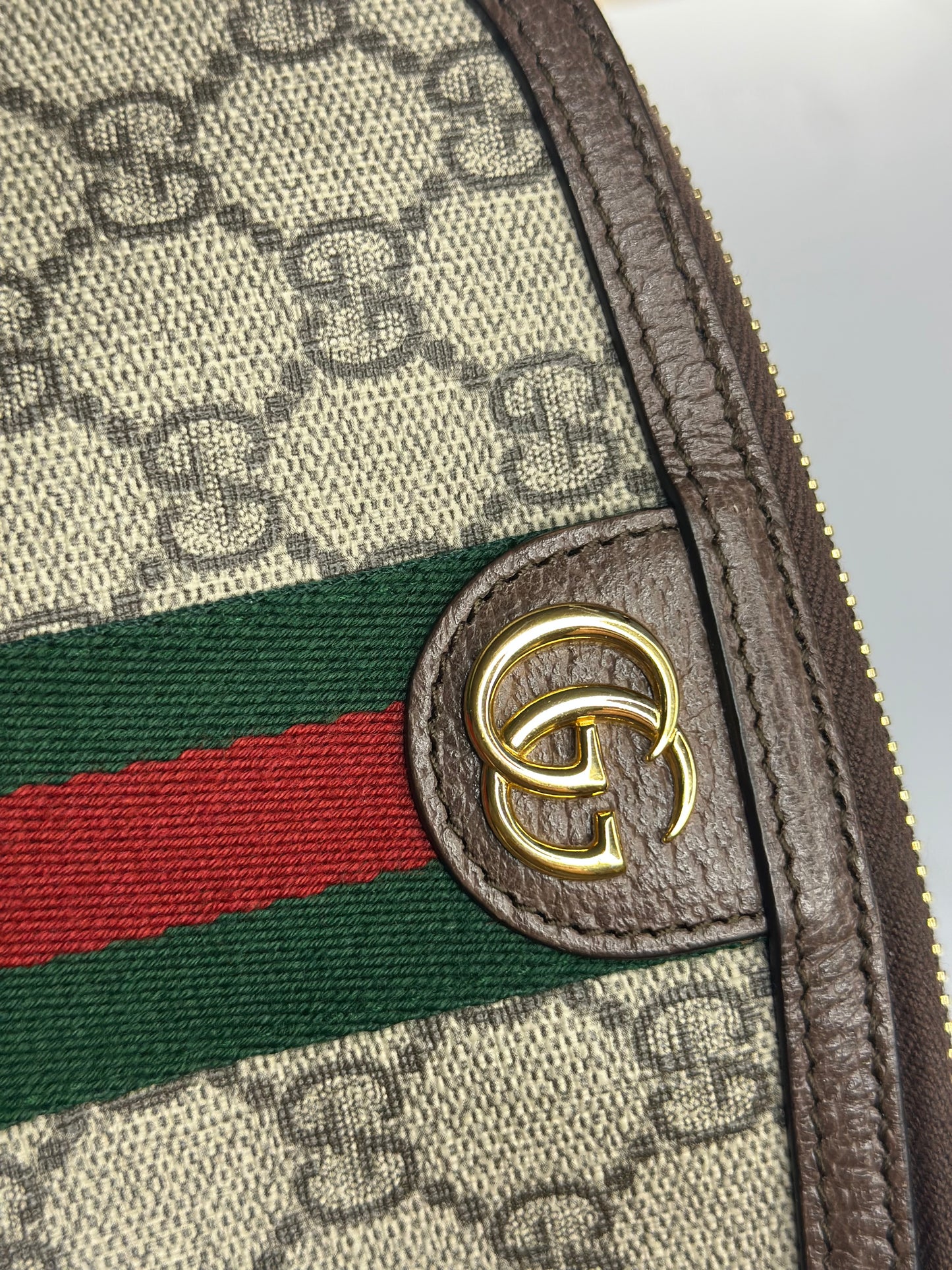 Pre-owned Gucci GG Ophidia cosmetic pouch