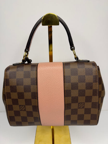 Pre-owned Louis Vuitton Damier Ebene Bond Street Handbag magnolia BB Crossbody