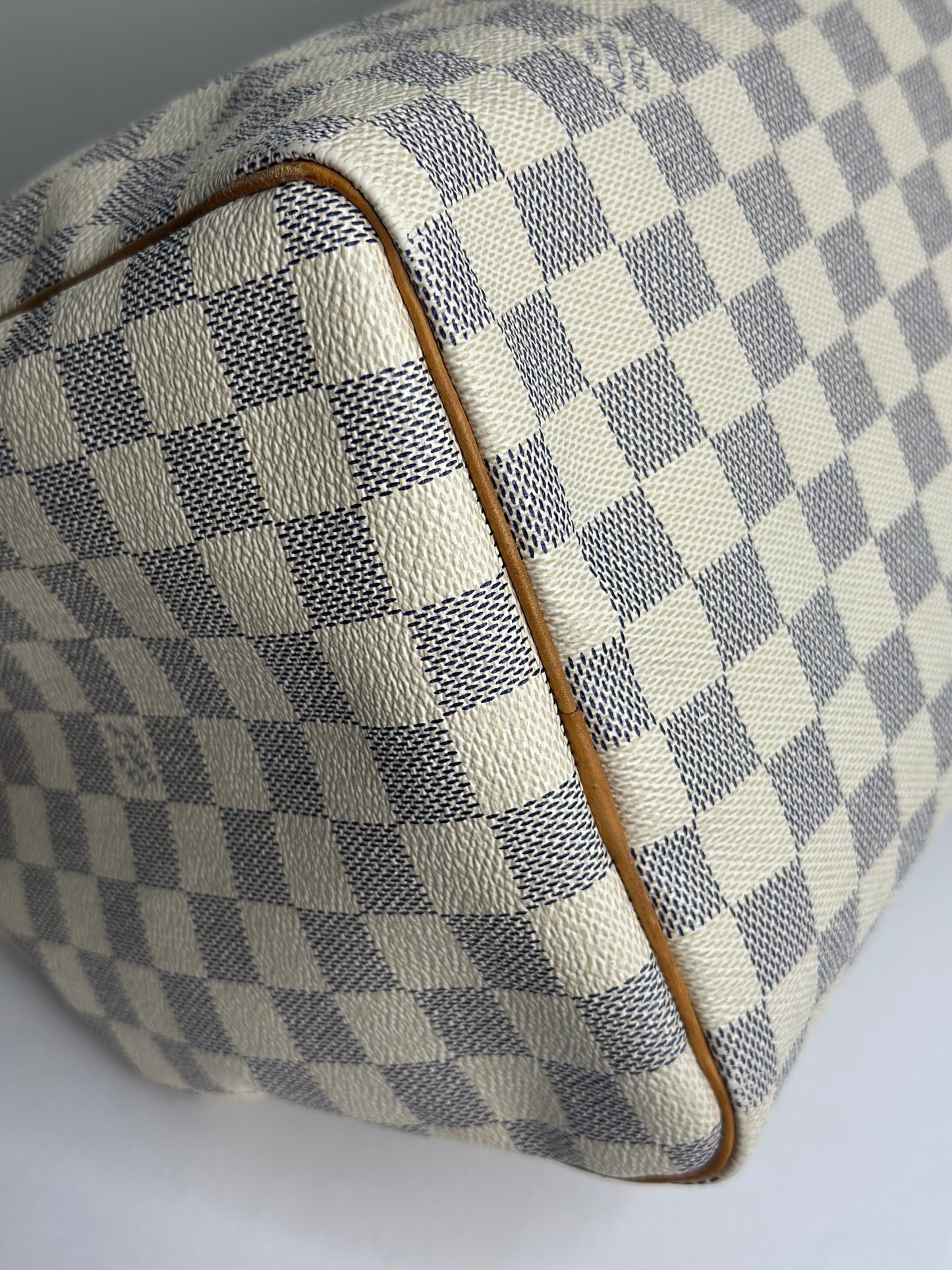 Pre-owned Louis Vuitton Damier Azur Speedy 30 Boston bag