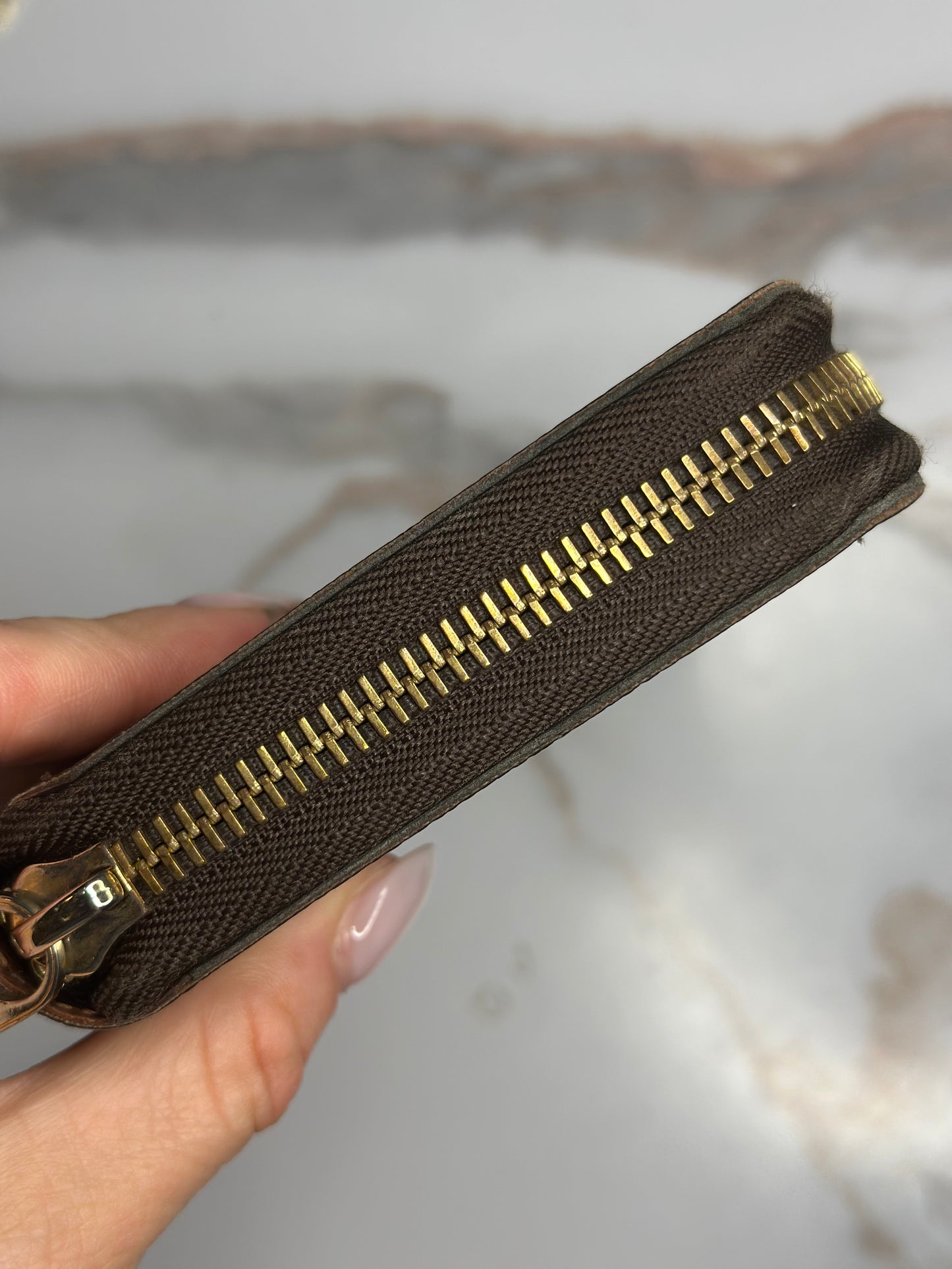 Pre-owned Louis Vuitton monogram canvas zippy wallet
