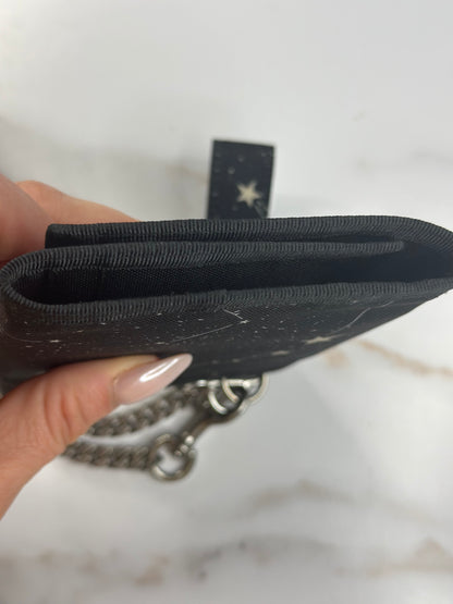 Pre-owned Saint Laurent Nylon trifold wallet