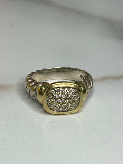 Pre-owned David Yurman Diamond Noblesse ring