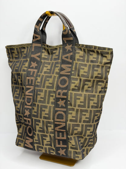 Pre-owned Fendi Vintage Roma 1925 Zucca Tote