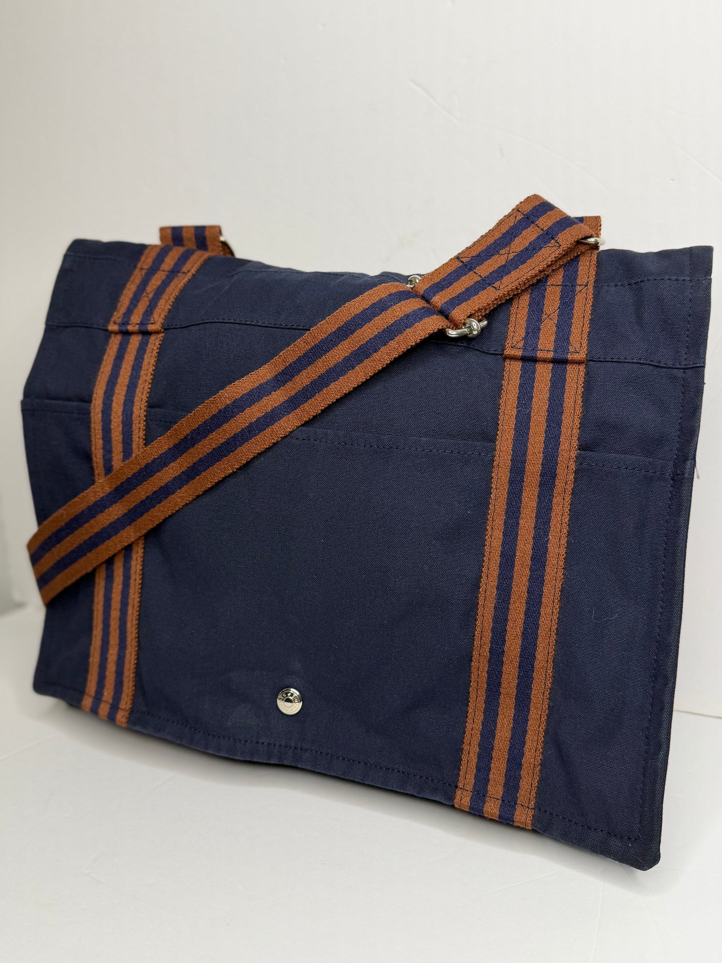 Pre-owned Hermes Fourre Tout canvas messenger bag