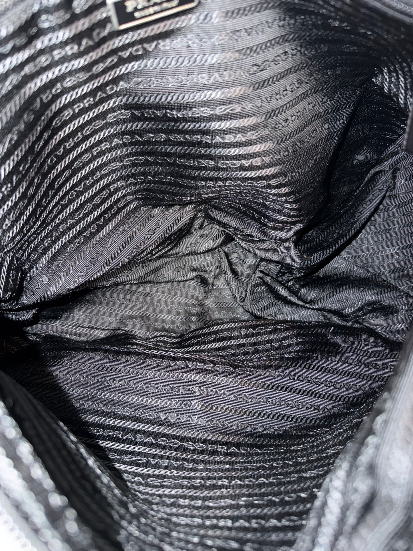 Pre-owned Prada nylon black messenger bag