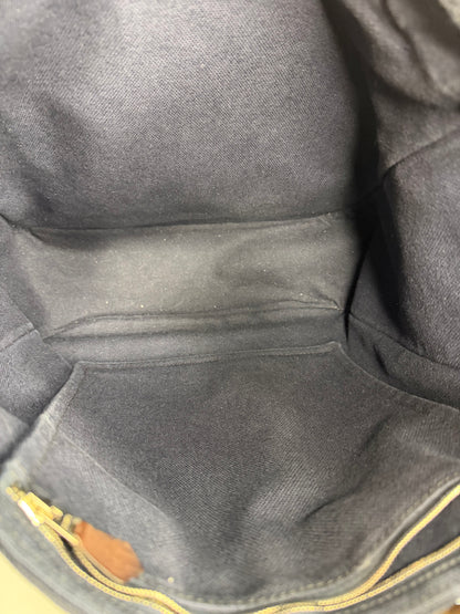 Pre-owned Hermes Navy Canvas Marwari GM shoulder bag