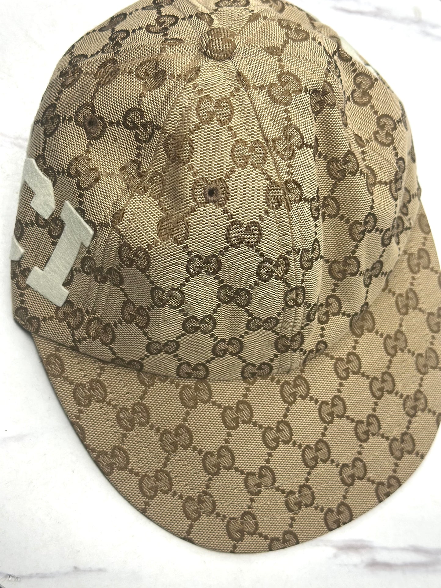 Pre-owned Gucci GG Canvas Hat size Large
