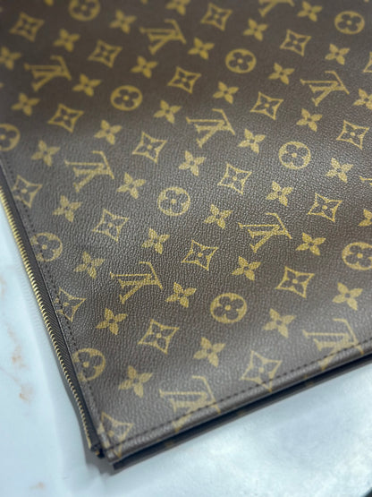 Pre-owned Louis Vuitton monogram canvas document case