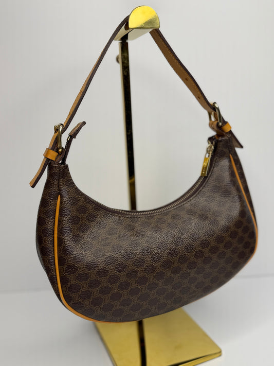 Pre-owned Celine Ava macadam canvas Shoulder Bag