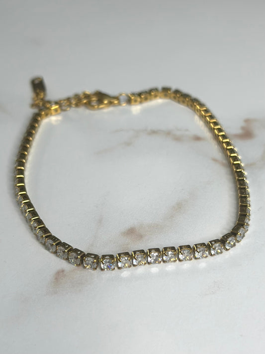Tennis ankle bracelet