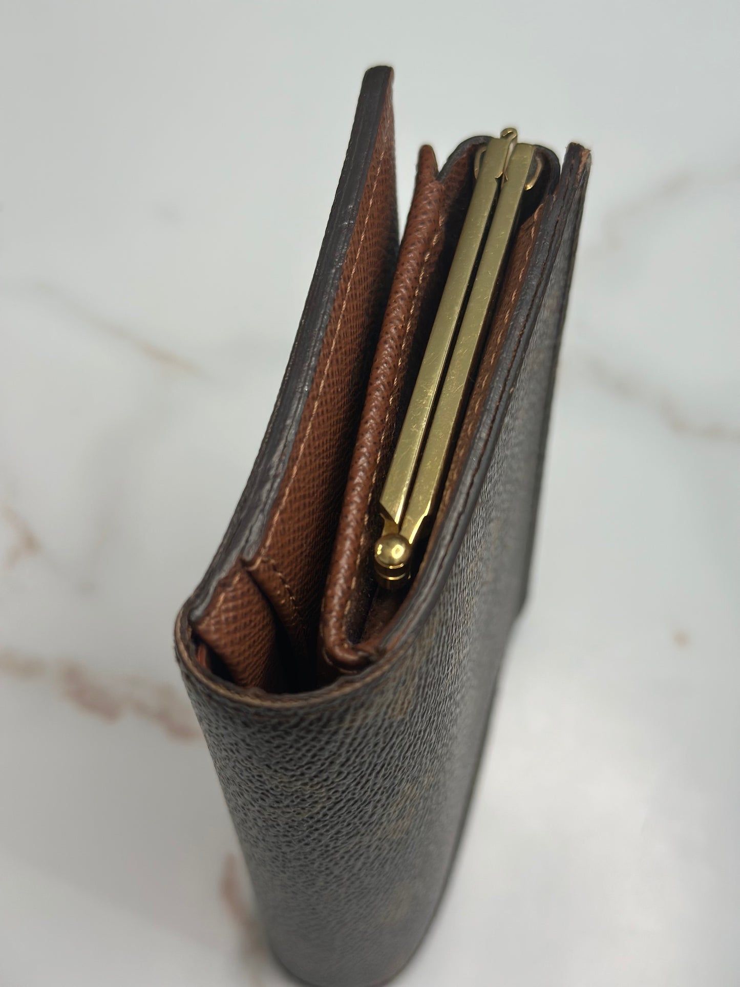 Pre-owned Louis Vuitton monogram canvas Viennois Wallet