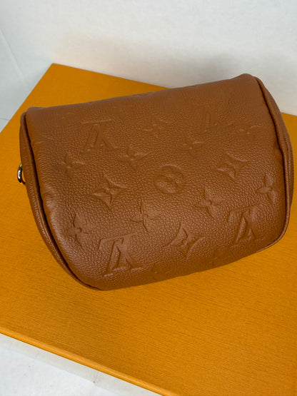 Pre-Owned Louis Vuitton Cognac empriente leather mini bumbag