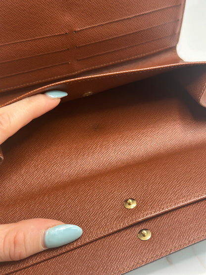 Pre-owned Louis Vuitton monogram canvas Porte Tresor wallet