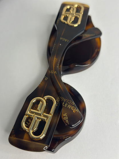 Pre-owned Balenciaga Tortise sunglasses