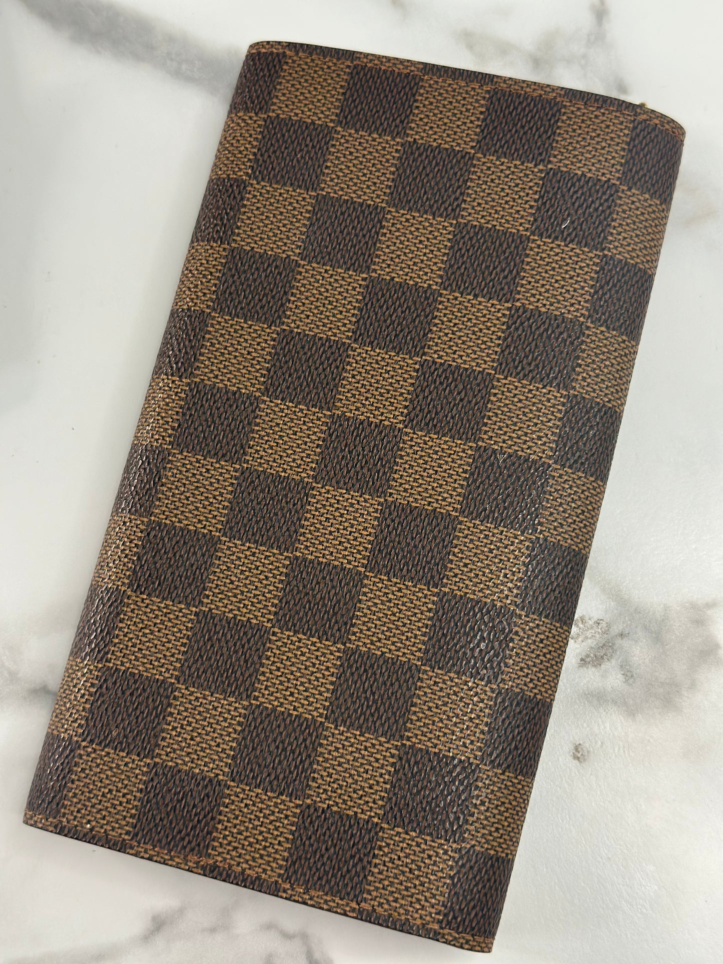 Pre-owned Louis Vuitton Damier Ebene Sarah Wallet￼
