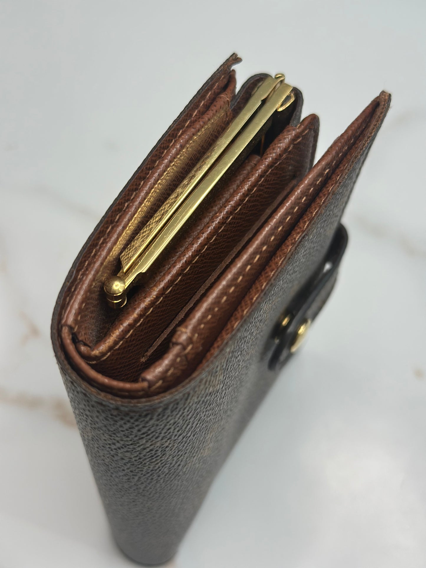 Pre-owned Louis Vuitton monogram canvas Viennois Wallet