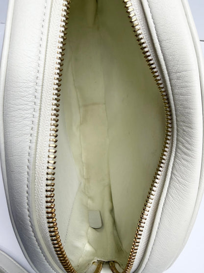 Pre-owned Celine C Charm Medium Camera Bag in quilted calfskin leather and an off-white crossbody