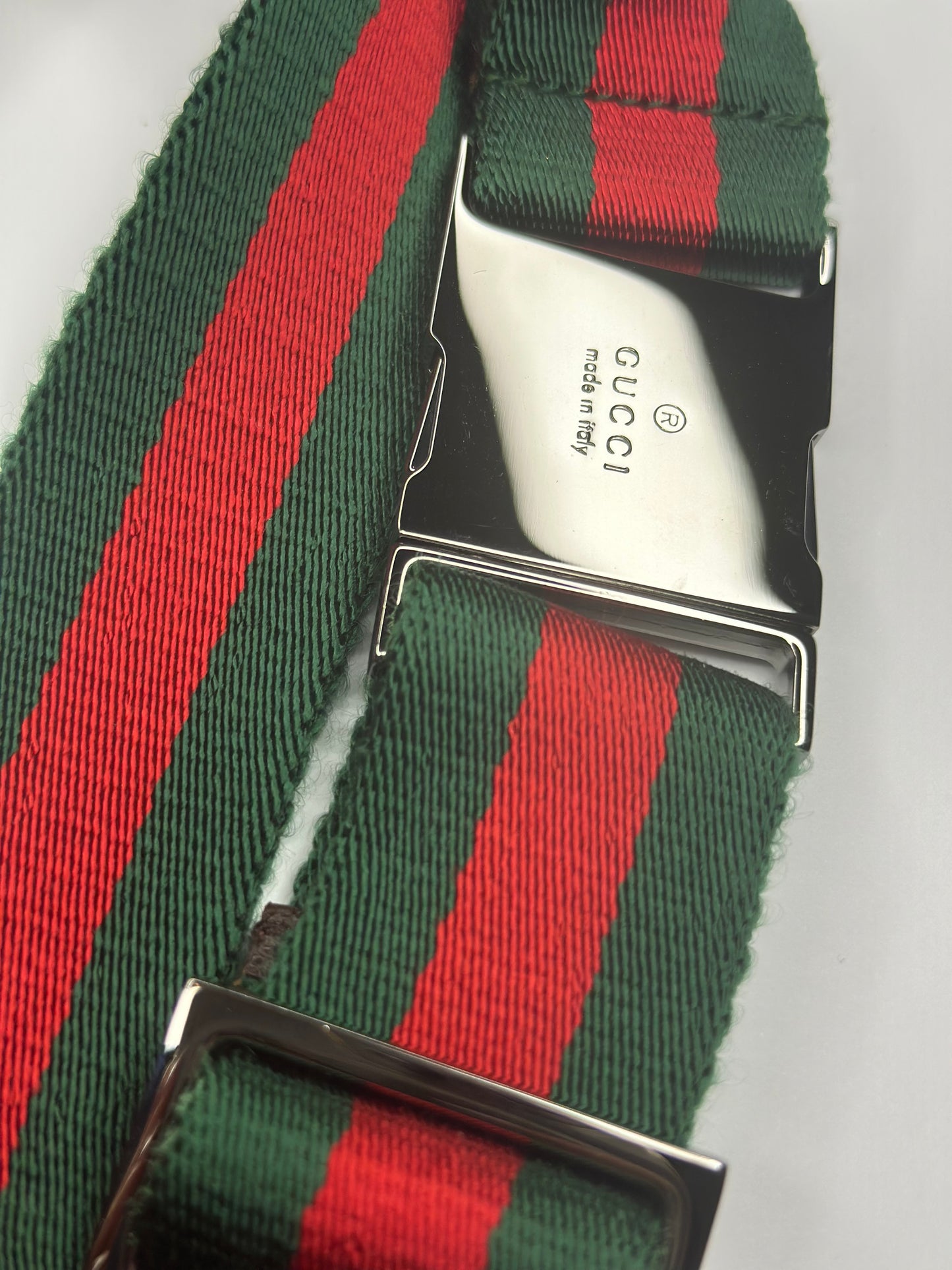 Pre-owned Gucci Gucci
GG Canvas Double Pocket Belt Bag