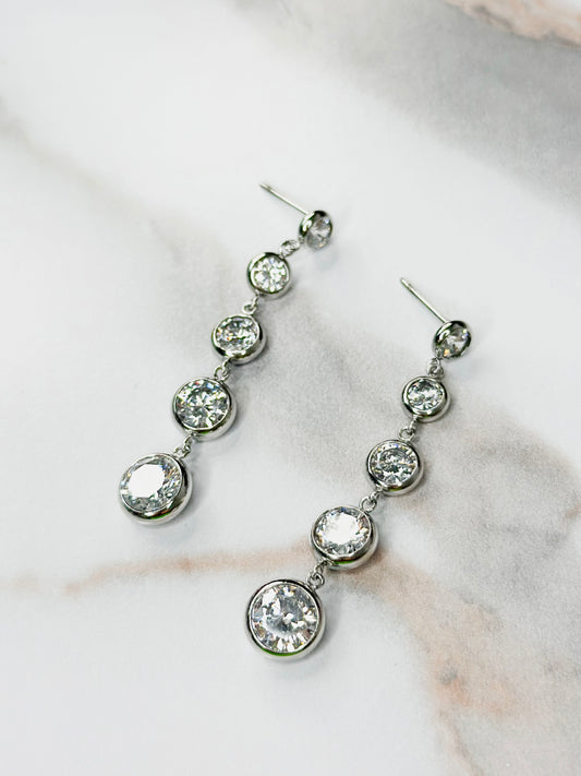 Olivia Drop Earrings SLV