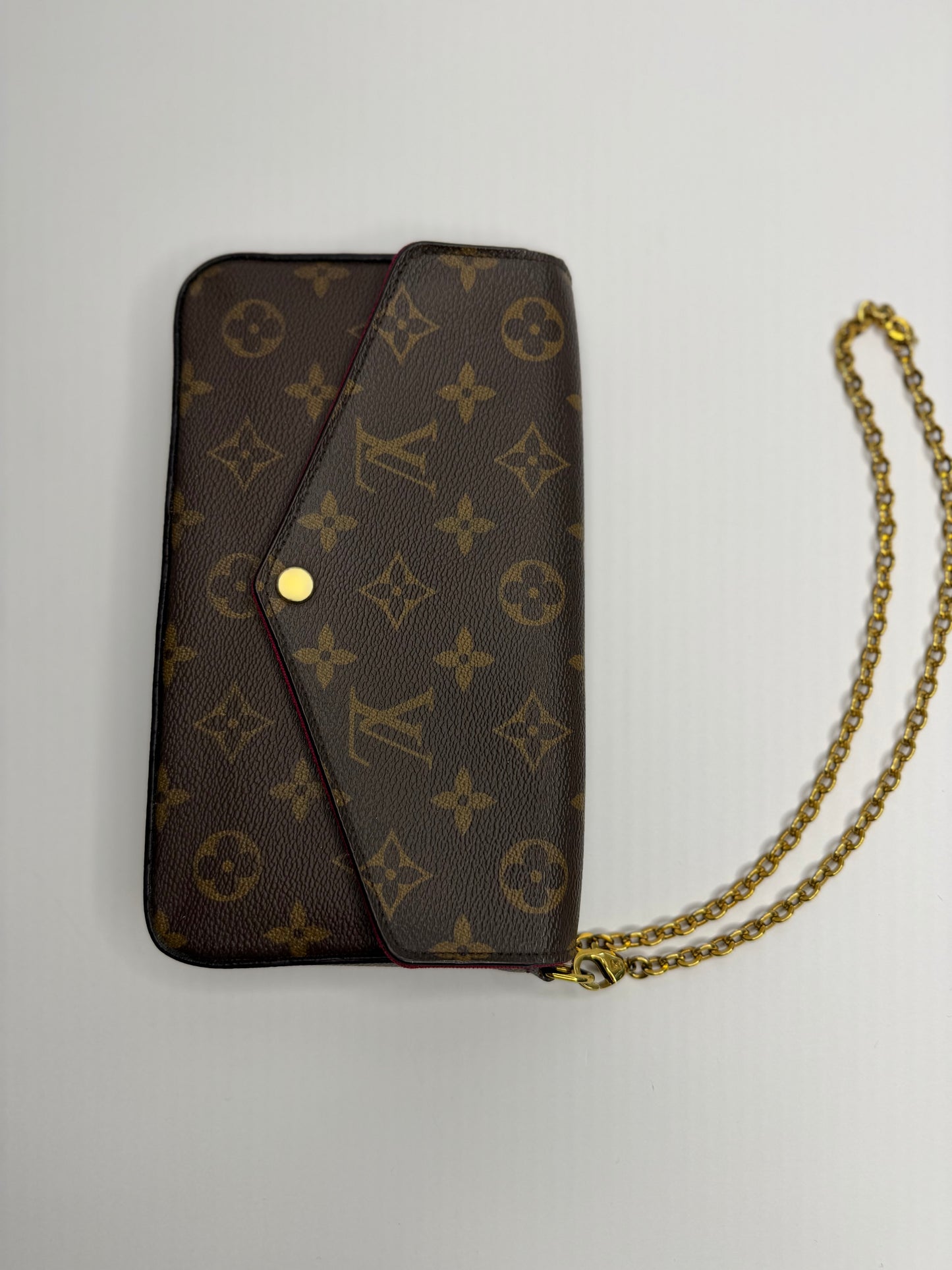 Pre-owned Louis Vuitton monogram canvas felicie pochette Crossbody