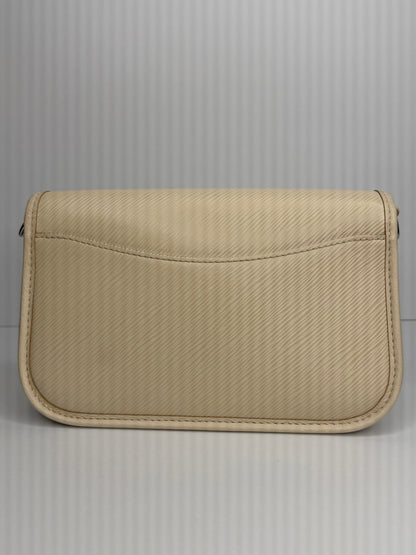 Pre-owned Louis Vuitton Buci crossbody bag in Quartz White Epi leather