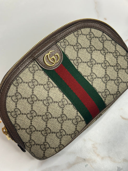 Pre-owned Gucci GG Ophidia cosmetic pouch