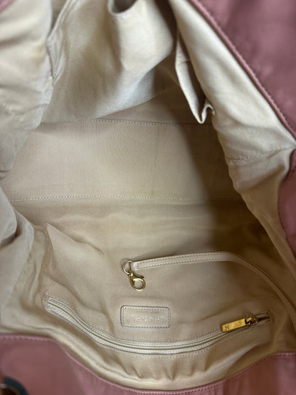 Pre-owned Chanel Matelasse Lambskin 2-Way bicolor Shoulder Bag