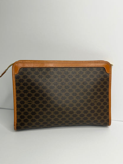 Pre-owned Celine macadam canvas toiletry pouch
