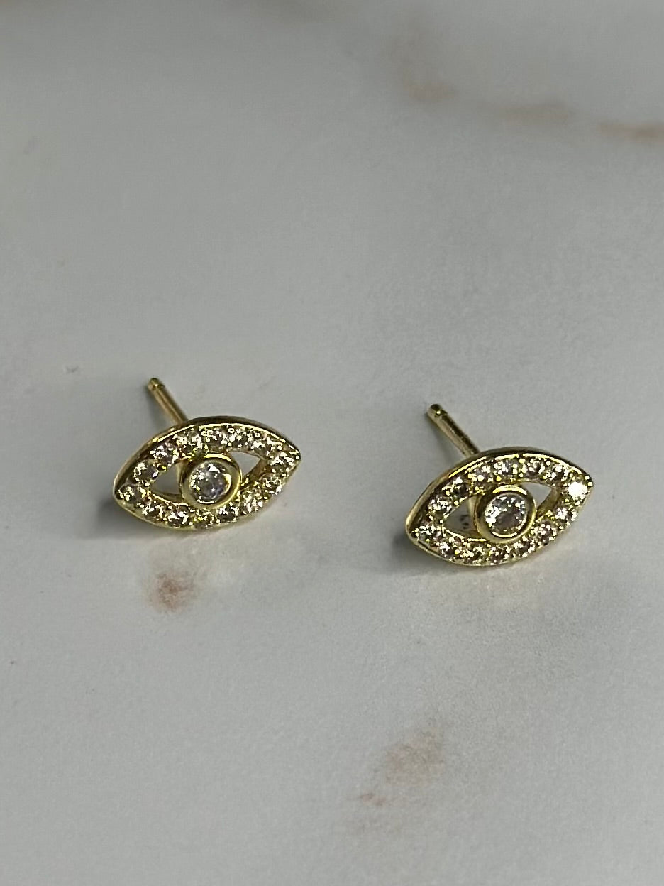 All seeing eye GLD earrings