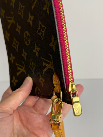 Pre-owned Louis Vuitton monogram canvas neverfull MM pouch