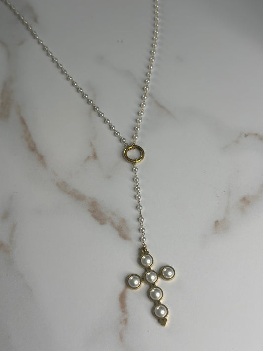 Delina Cross Neckace