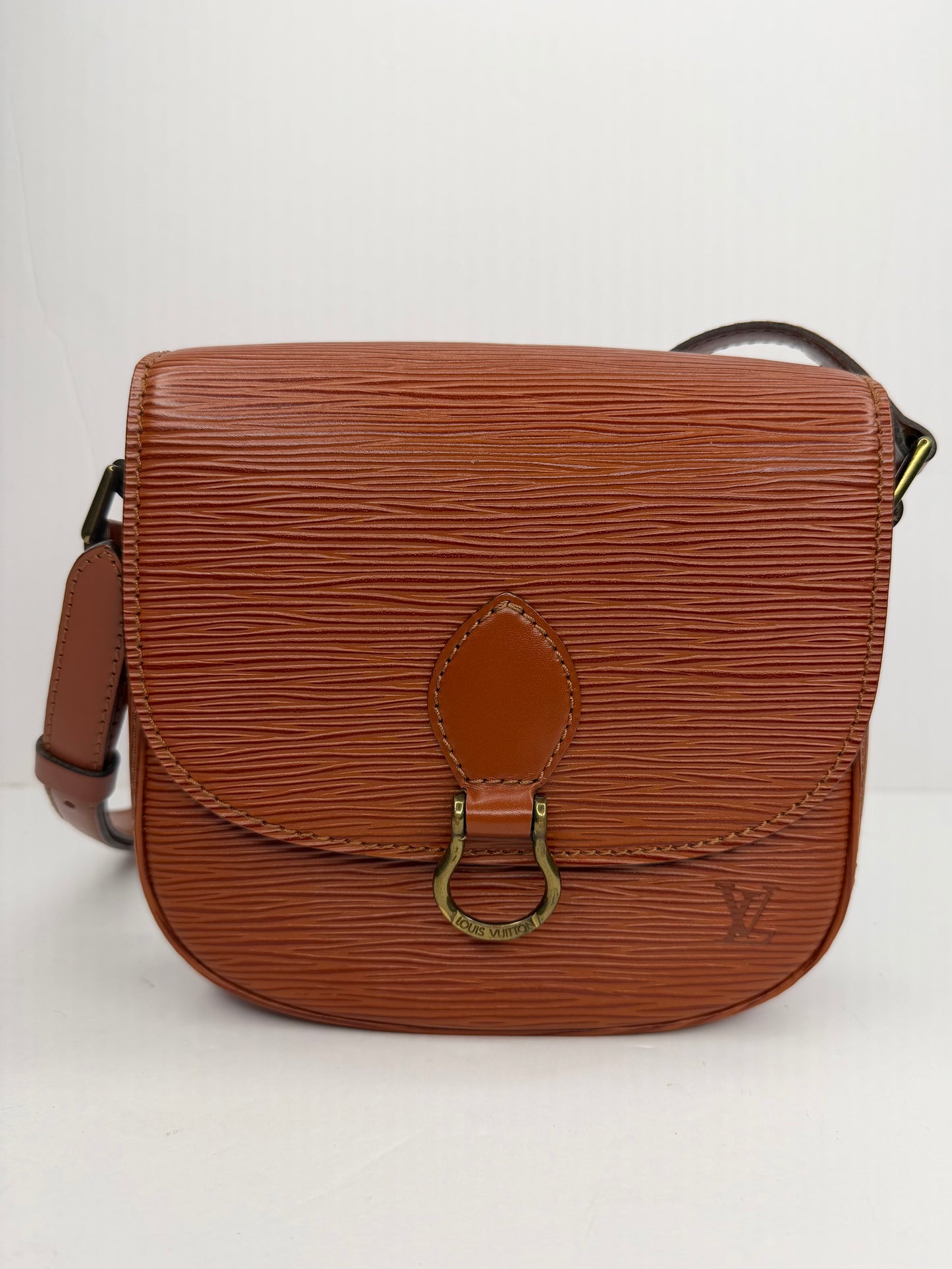 Pre-owned Louis Vuitton vintage brown Epi leather St. Cloud, p.m. Crossbody