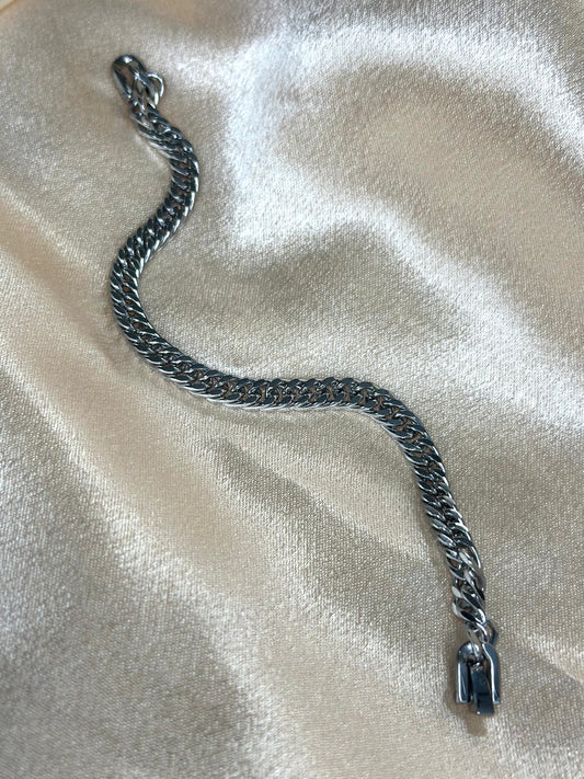 Calyx Silver chain-link bracelet