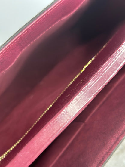 Pre-owned Louis Vuitton Florine Monogram Canvas Shoulder Bag Burgundy